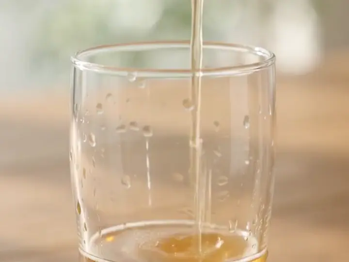 冷えたビールにきめ細かい泡が立つイメージ動画